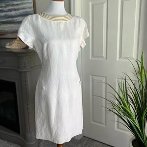 Bloomingdale’s Linen Blend Sheath Dress